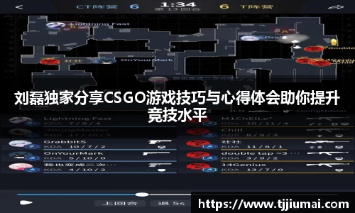 刘磊独家分享CSGO游戏技巧与心得体会助你提升竞技水平